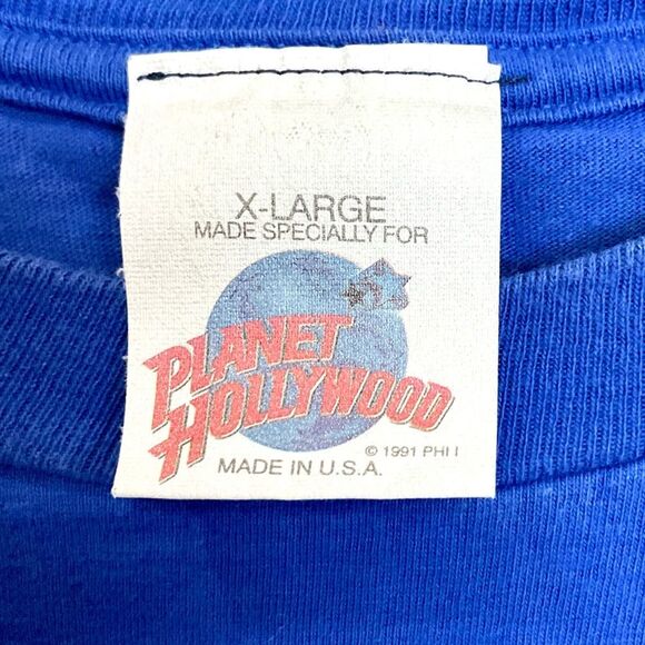 Vintage Planet Hollywood T-Shirt Tee Walt Disney World Short Sleeve Sz XL - Picture 3 of 5